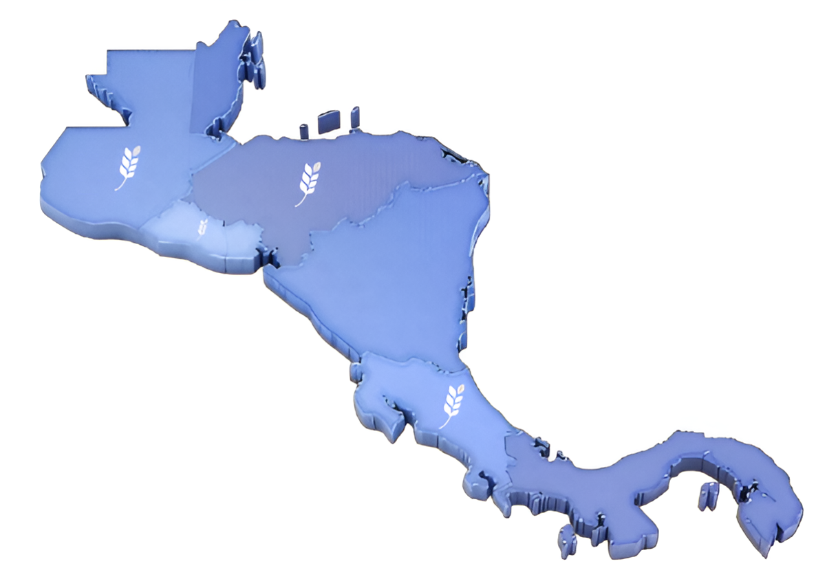 Mapa de Centroamérica